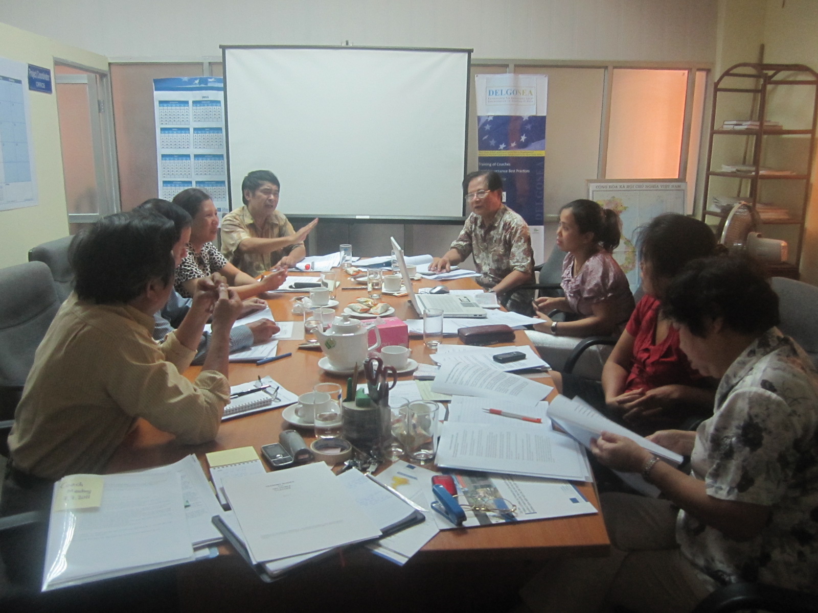  Cuộc họp giữa Lãnh đạo ACVN và Ban Điều phối, chuyên gia dự án Delgosea